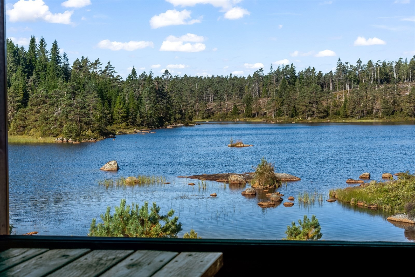 Utsikt fra utestuen Galleribilde