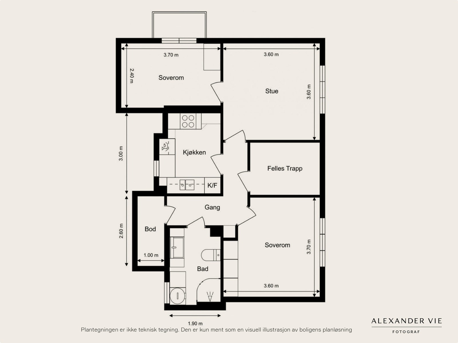 Planskisse 5. etasje. Galleribilde