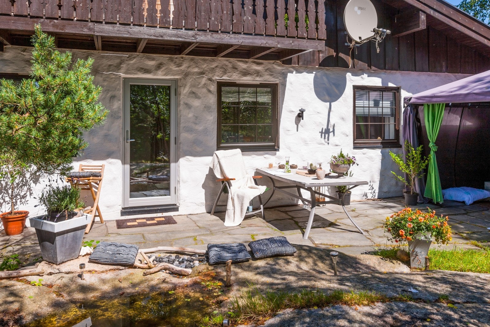 Platting av skiferstein Galleribilde