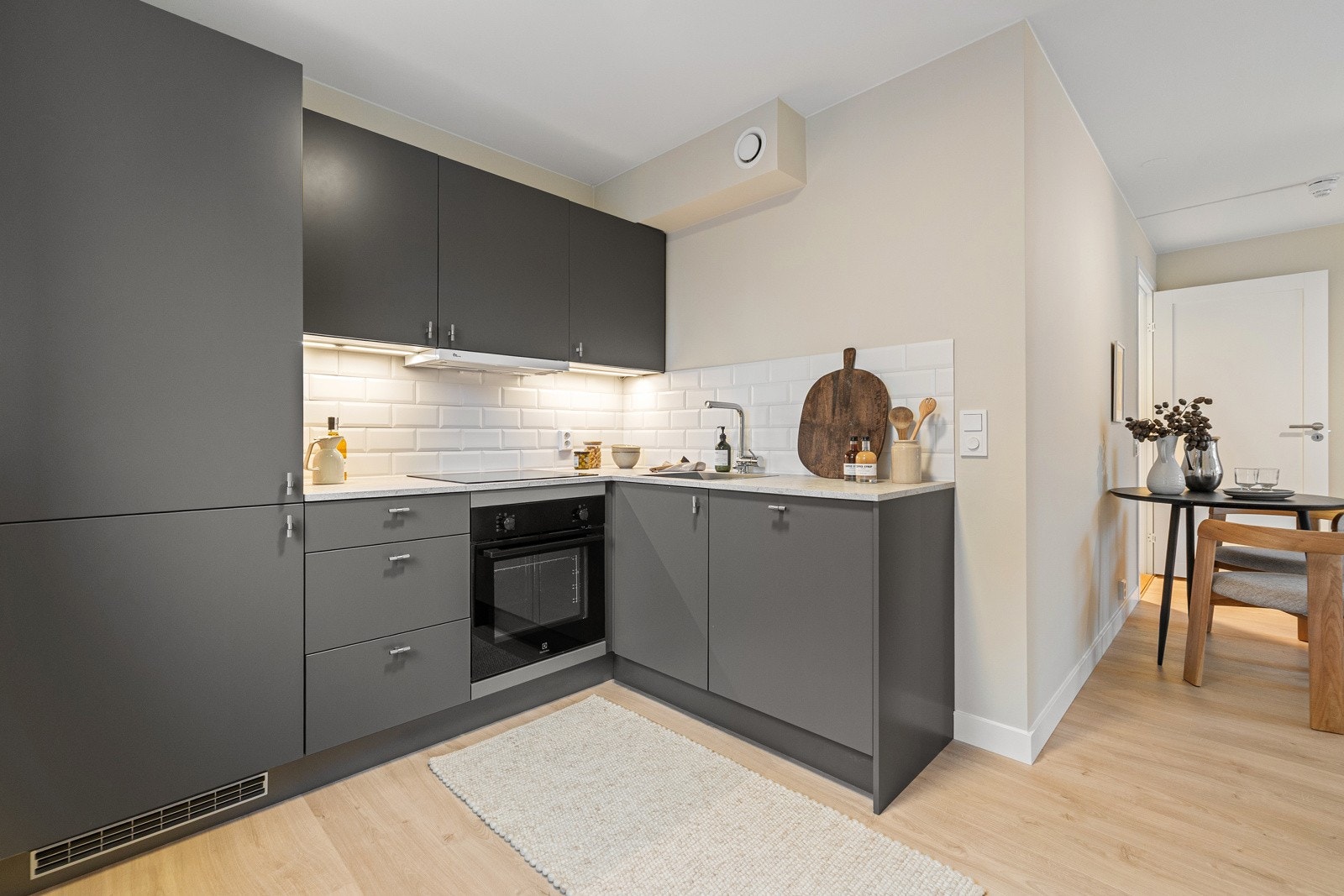 Alle hvitevarer er integrerte og medfølger. Galleribilde