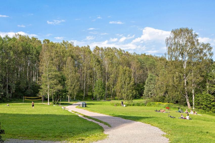 Boligen ligger i naturskjønne omgivelser Galleribilde