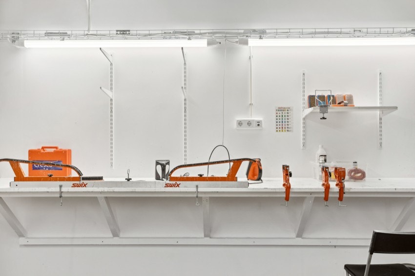 Borettslaget har også praktisk felles smørebod og sykkelverksted Galleribilde