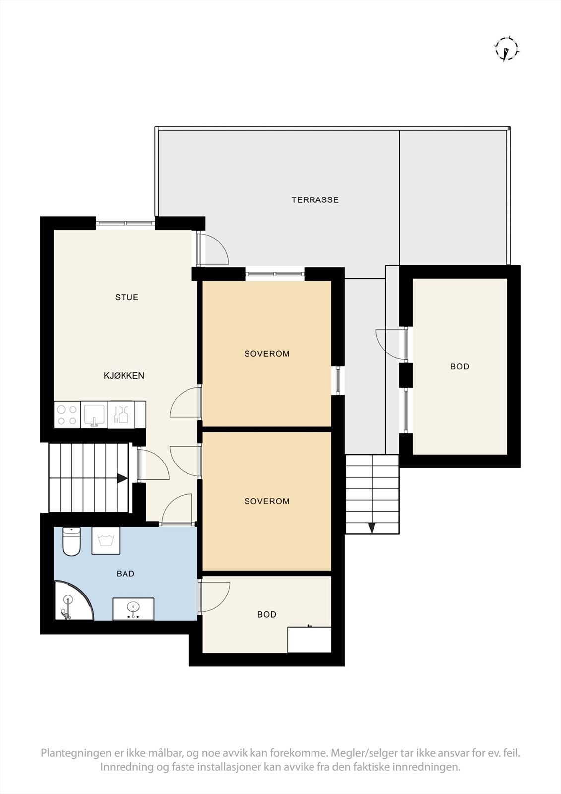 Plantegning kjeller Galleribilde