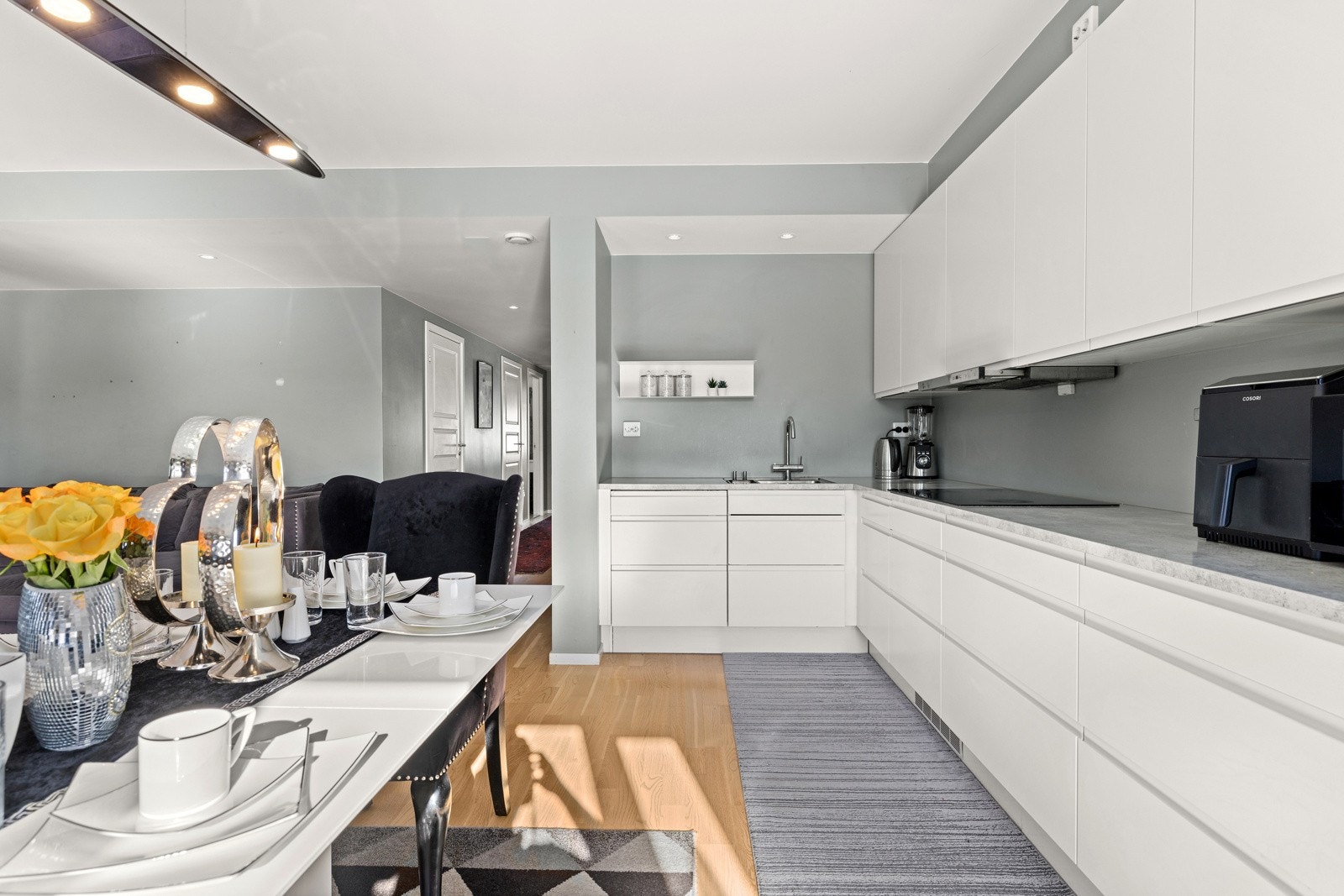 Romslig kjøkken Galleribilde