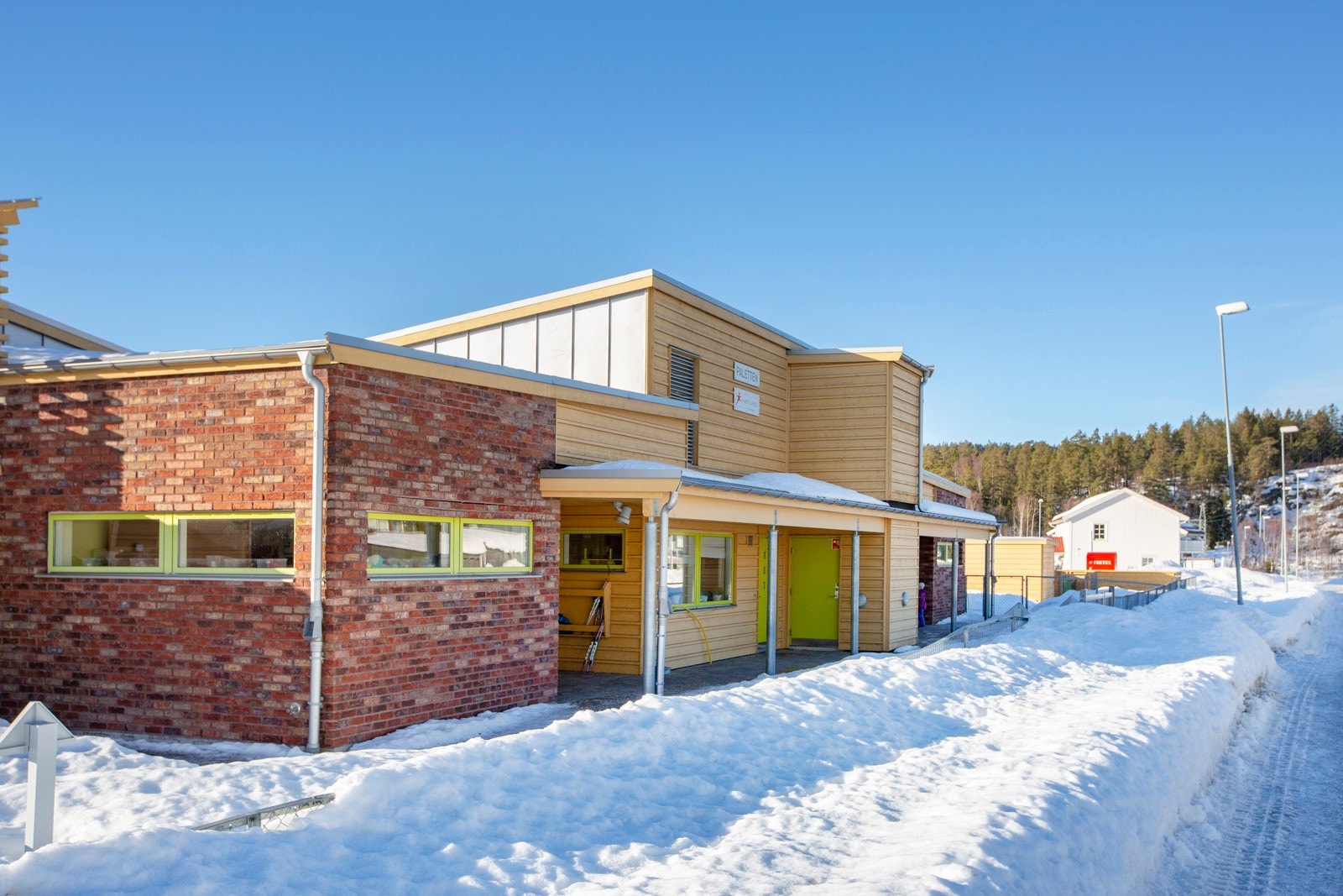 Paletten barnehage ved Spikkestad barneskole Galleribilde