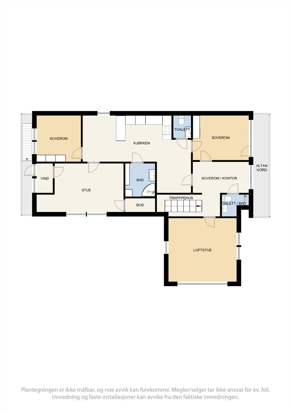 Plantegning 2.etasje Galleribilde