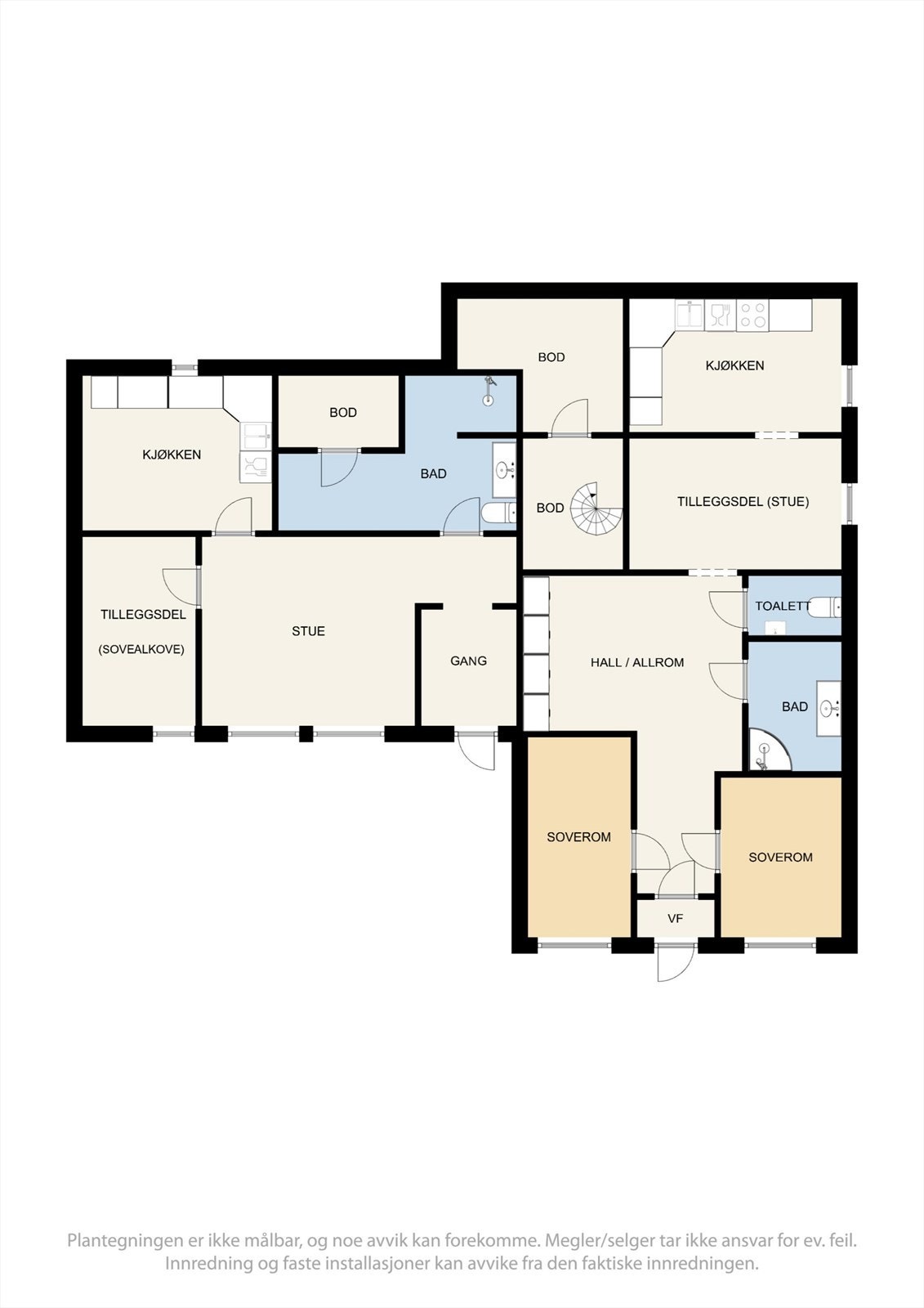 Plantegning Sokkeletasje Galleribilde