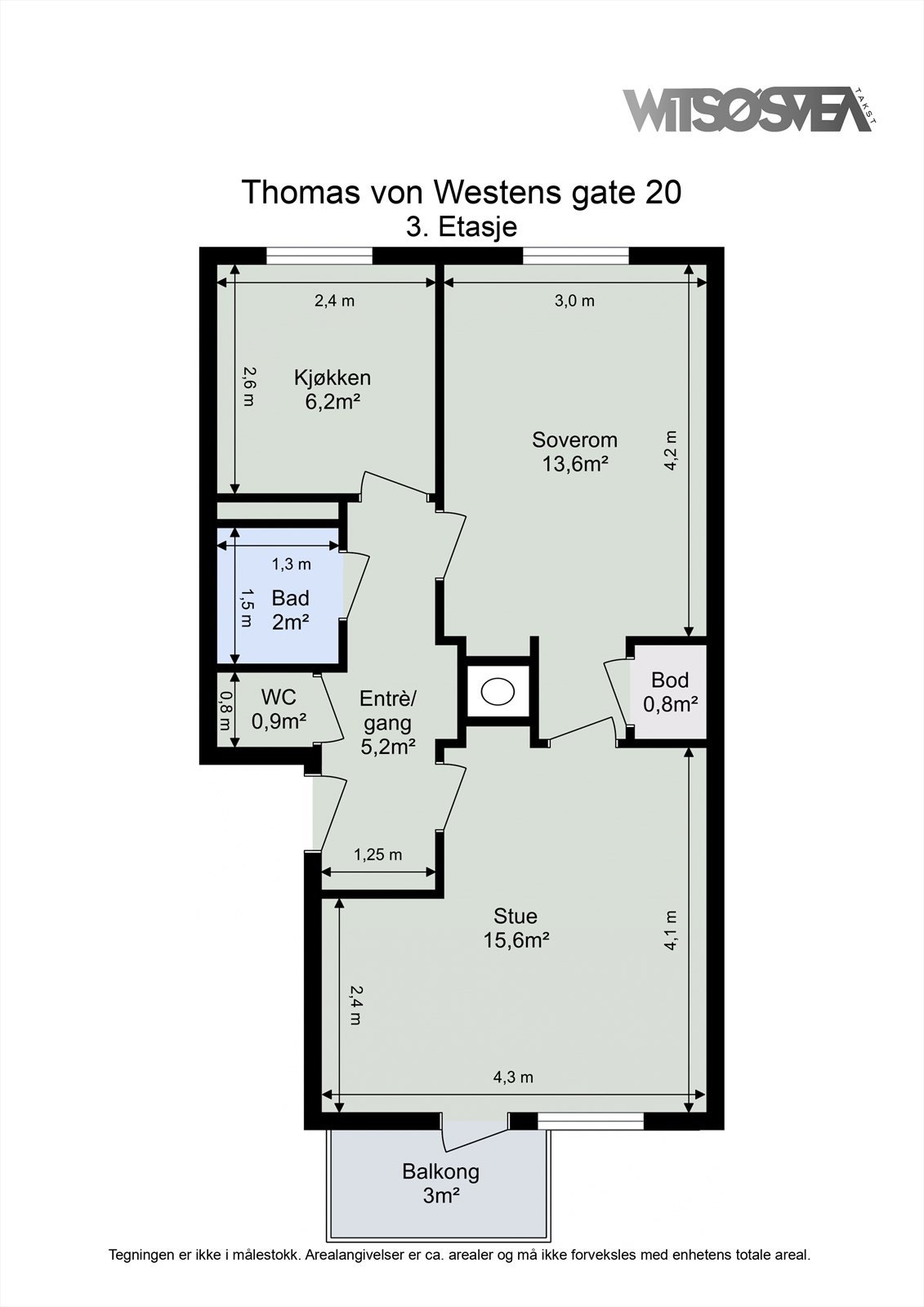 Planskisse 3. etasje. Galleribilde