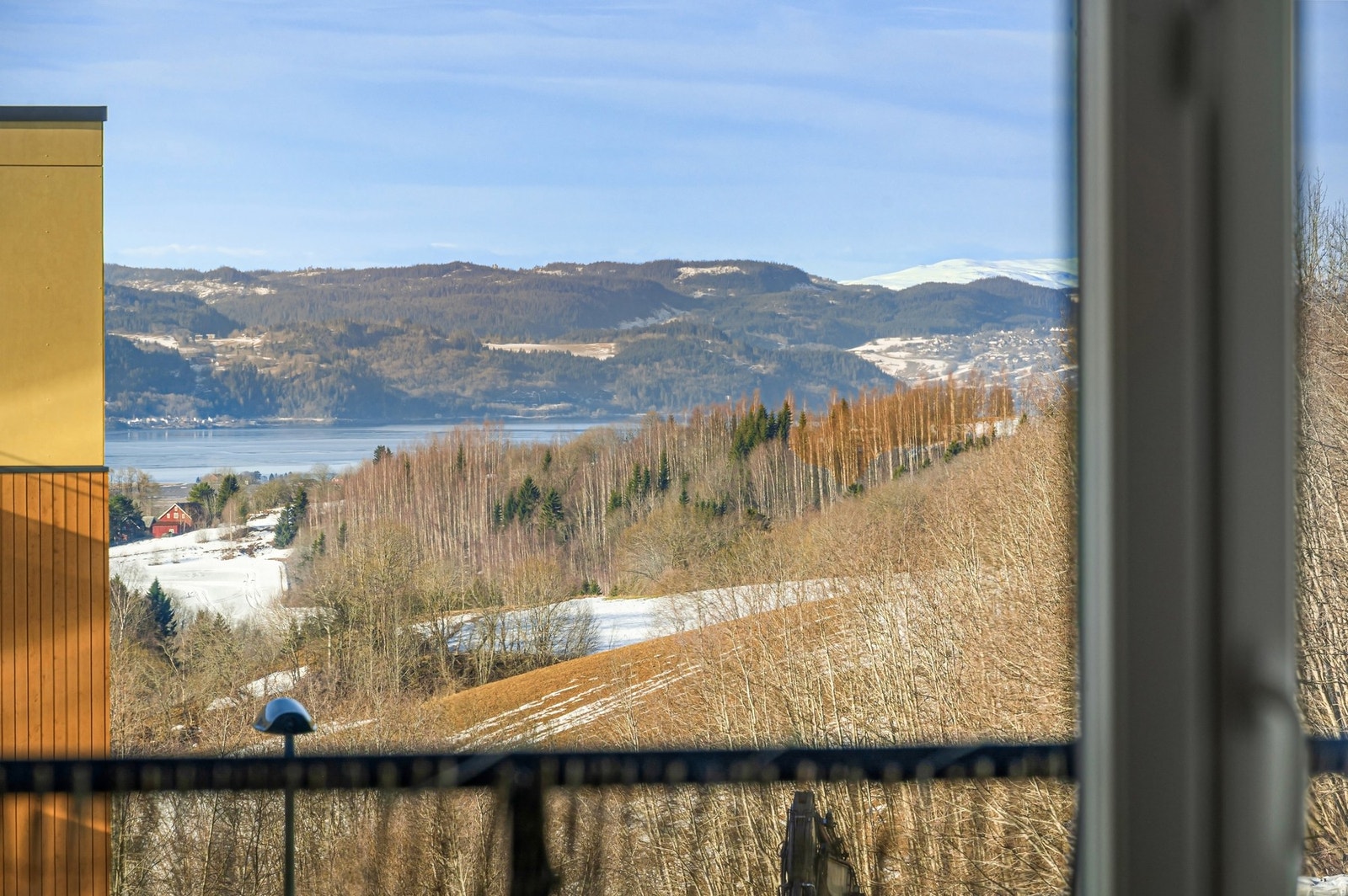 Flott utsikt fra balkongen. Galleribilde