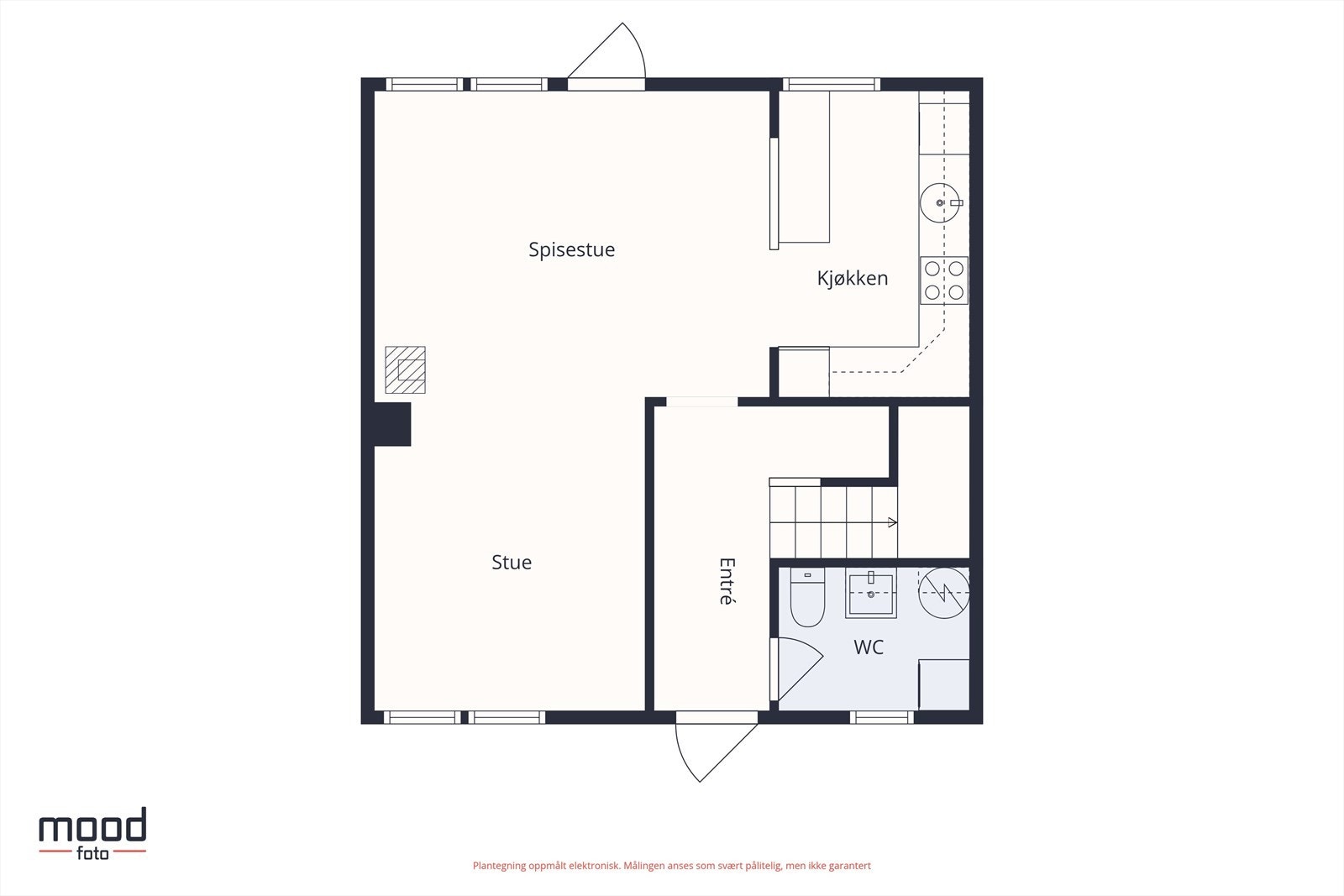 Plantegning hovedetasje Galleribilde