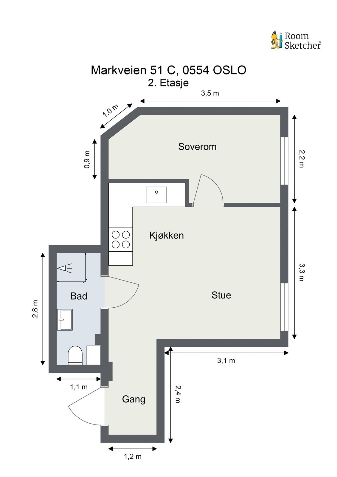 Plantegning. Galleribilde