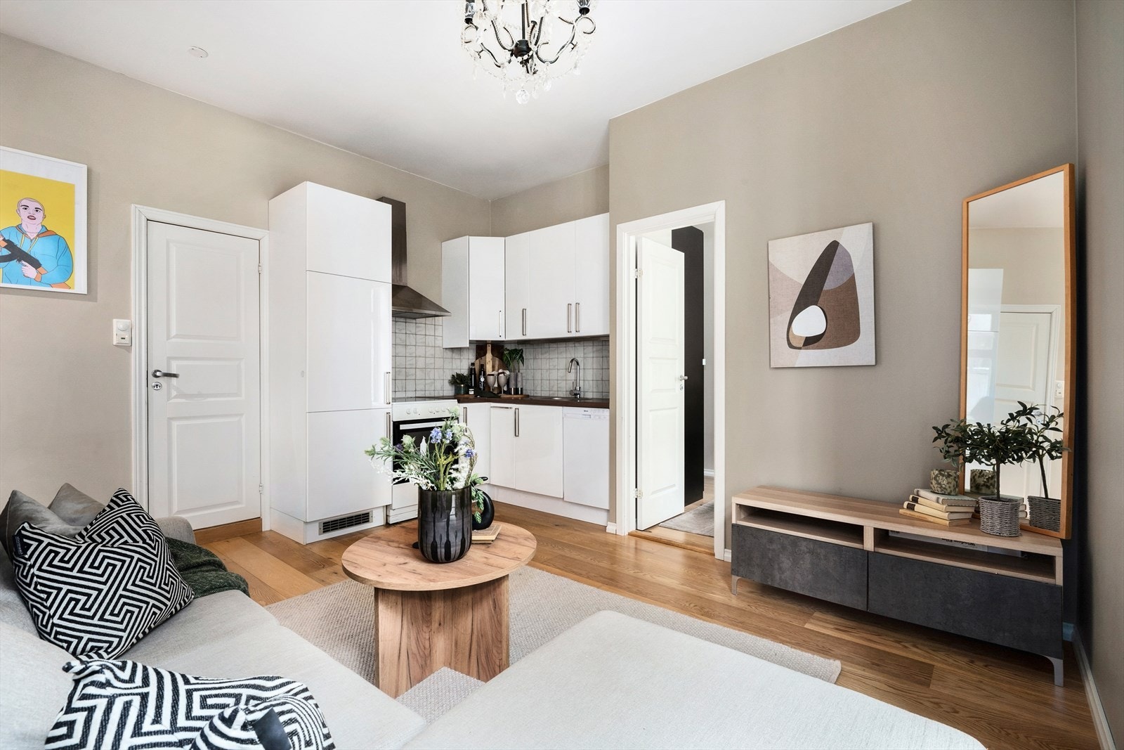 Leiligheten har en meget arealeffektiv planløsning. Galleribilde