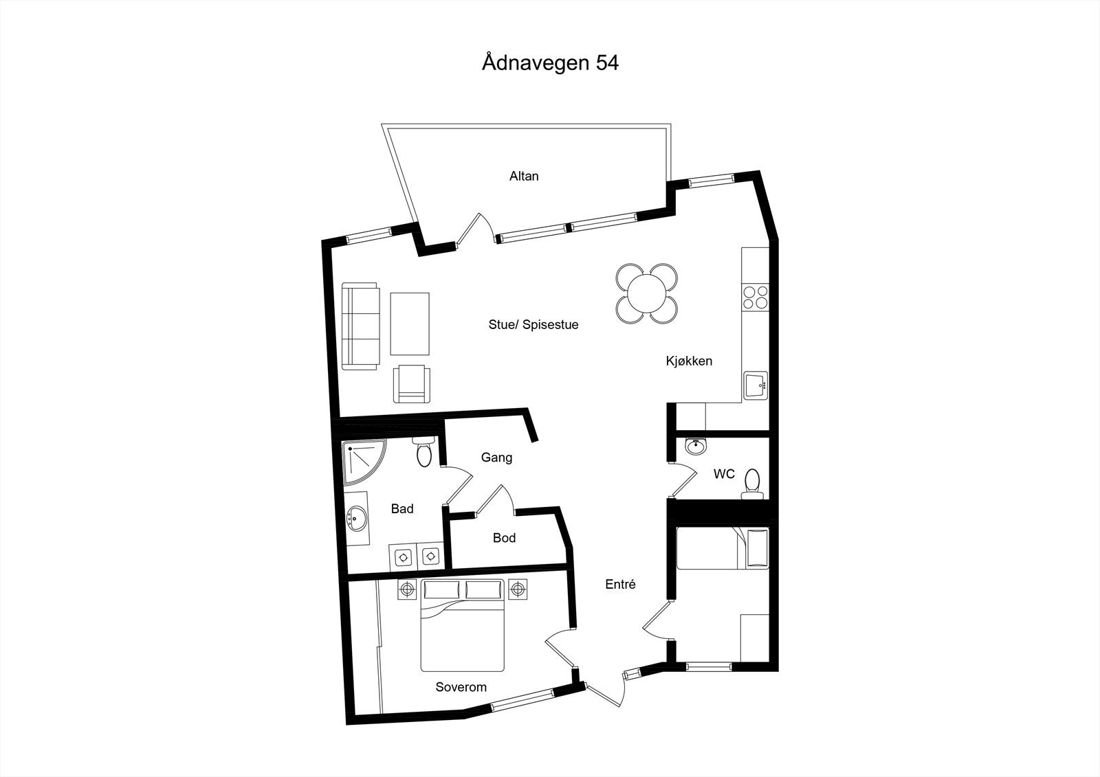 Plantegning Galleribilde