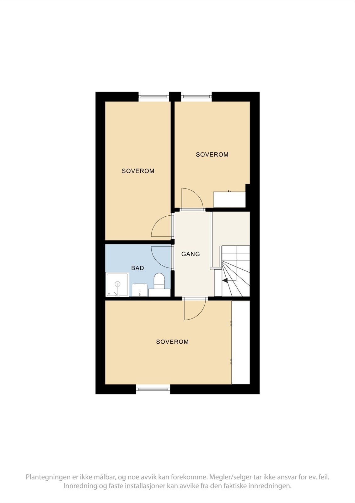 Plantegning 2. etasje Galleribilde