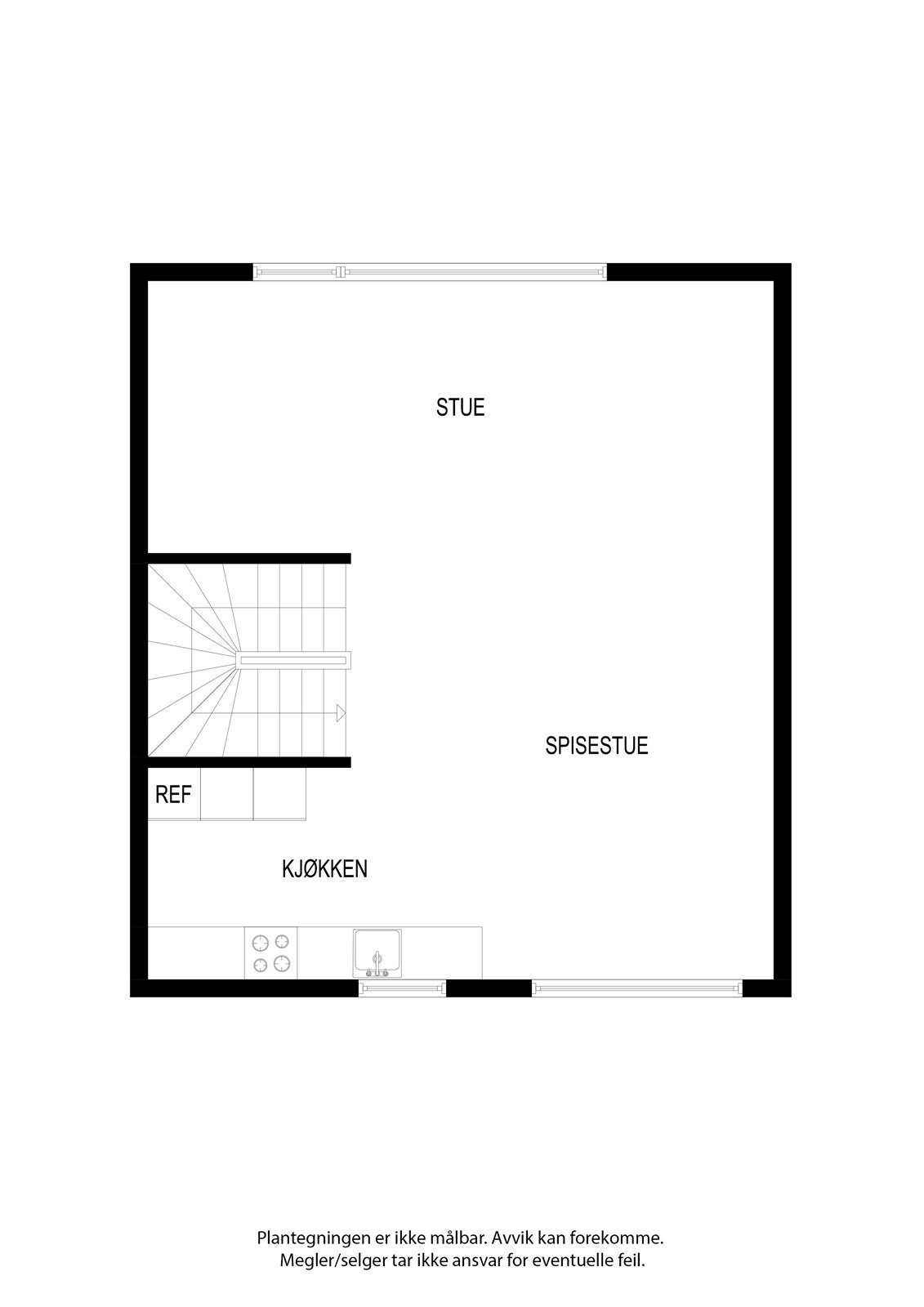 Plantegning 2. etasje Galleribilde