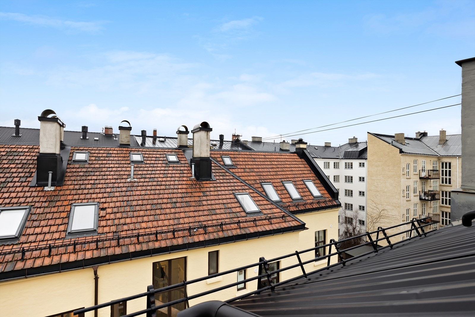 Takterrassen er vestvendt med svært gode solforhold. Galleribilde