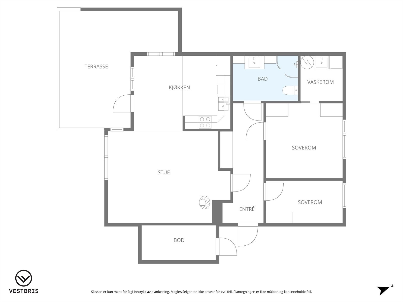 Plantegning Galleribilde