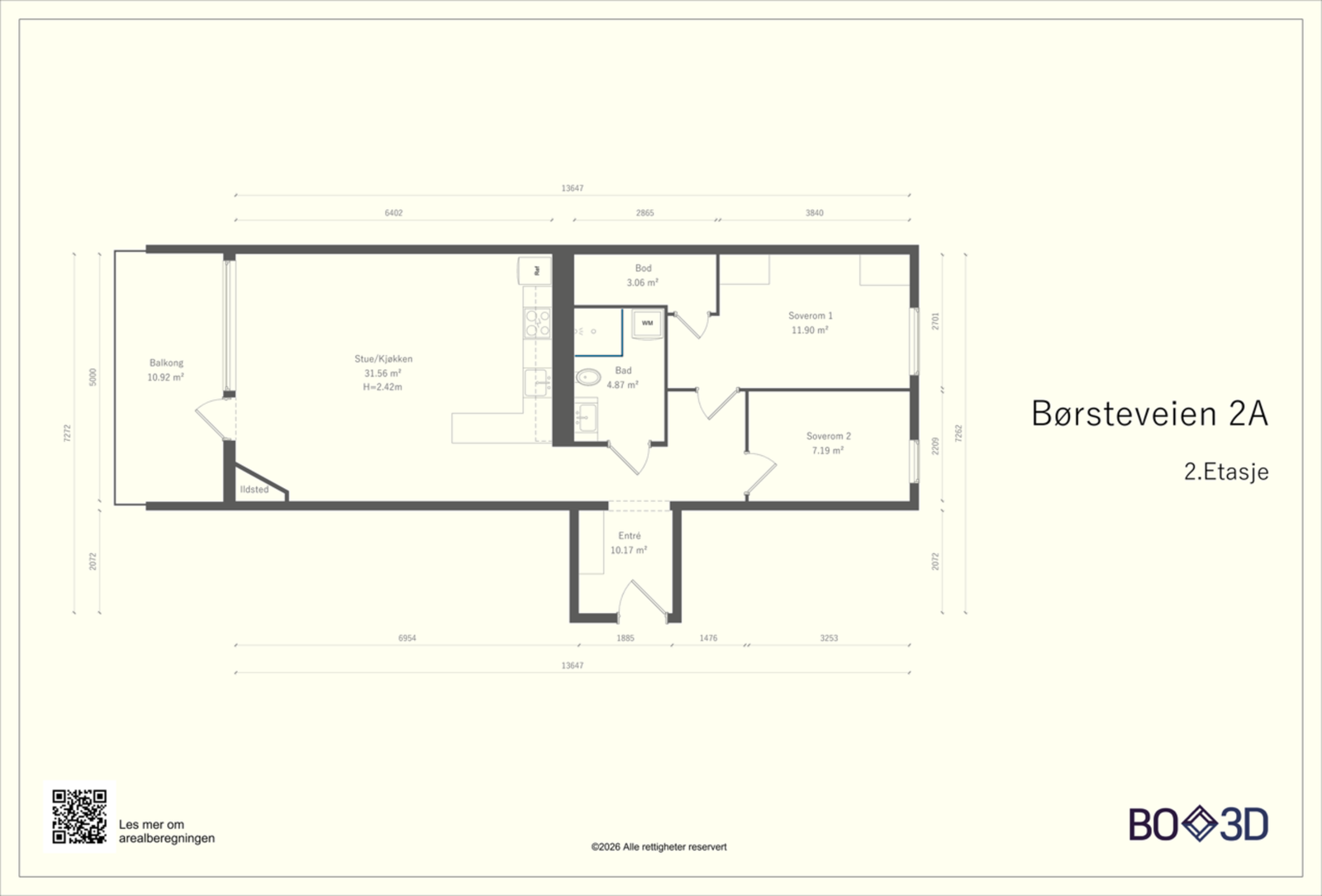 Plantegning. Galleribilde