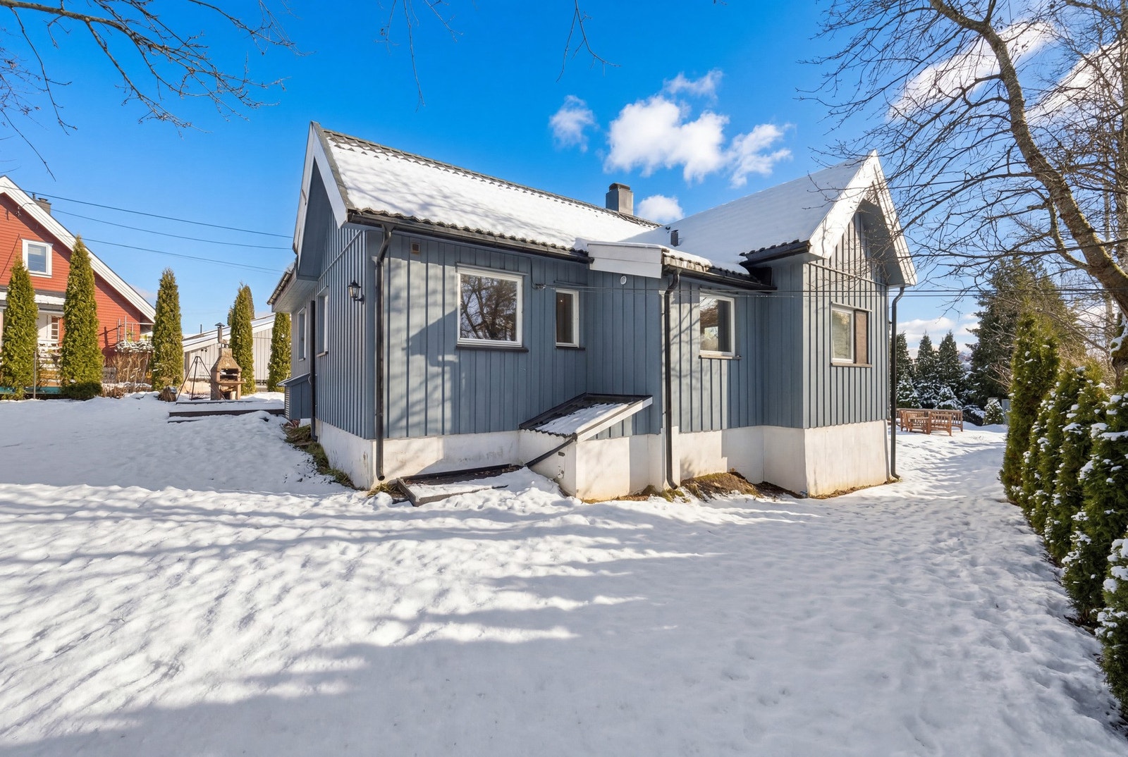 Yttertaket ble sist tekket om i 2014. Galleribilde