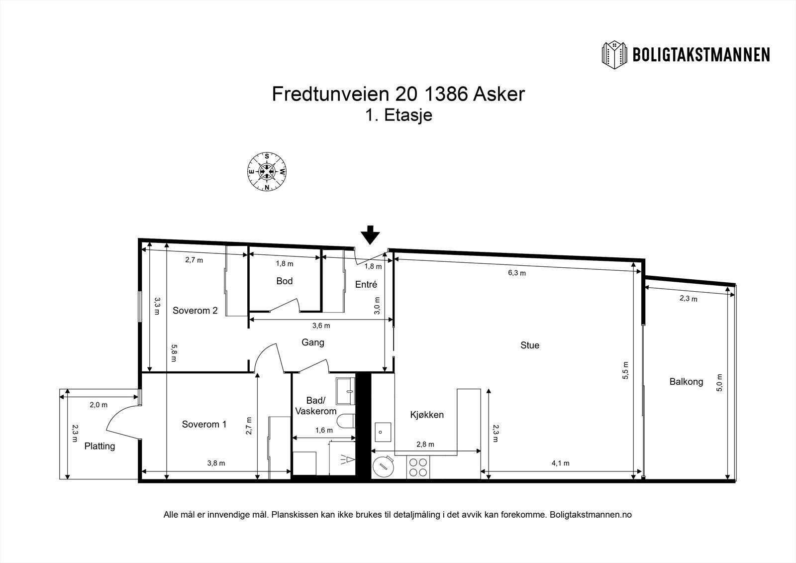 Plantegning. Galleribilde
