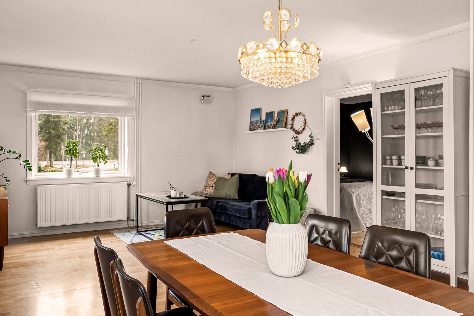 Det er også plass til spisebord Galleribilde