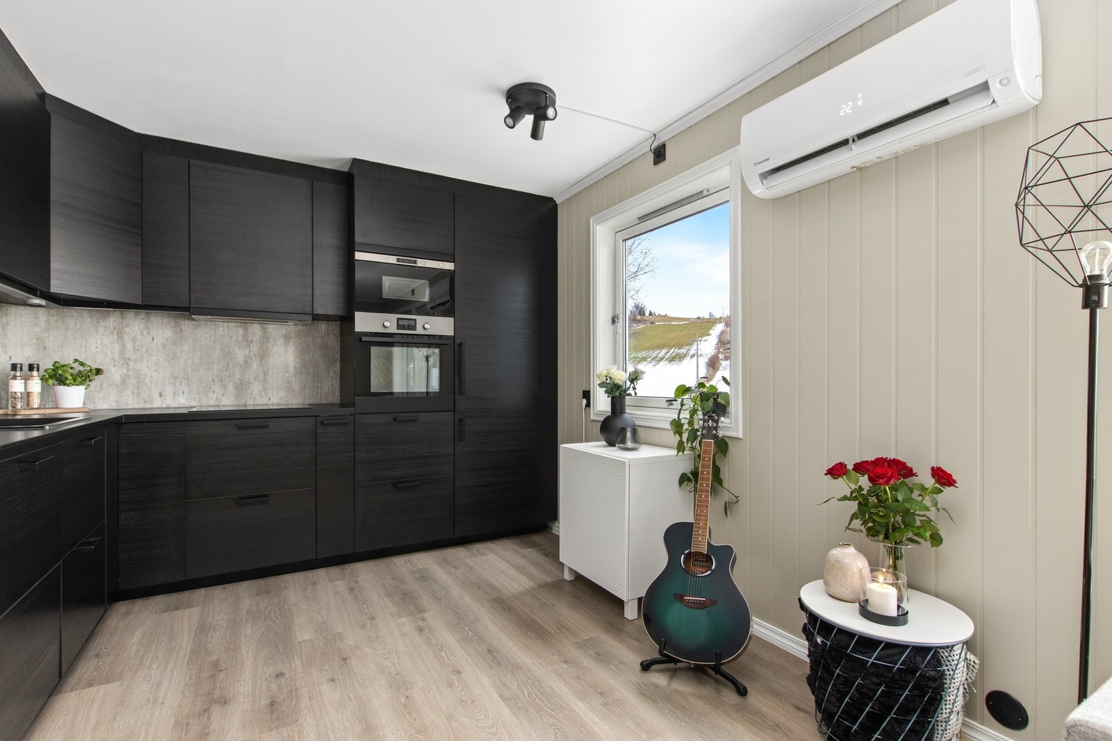 Det er også installert varmepumpe. Galleribilde