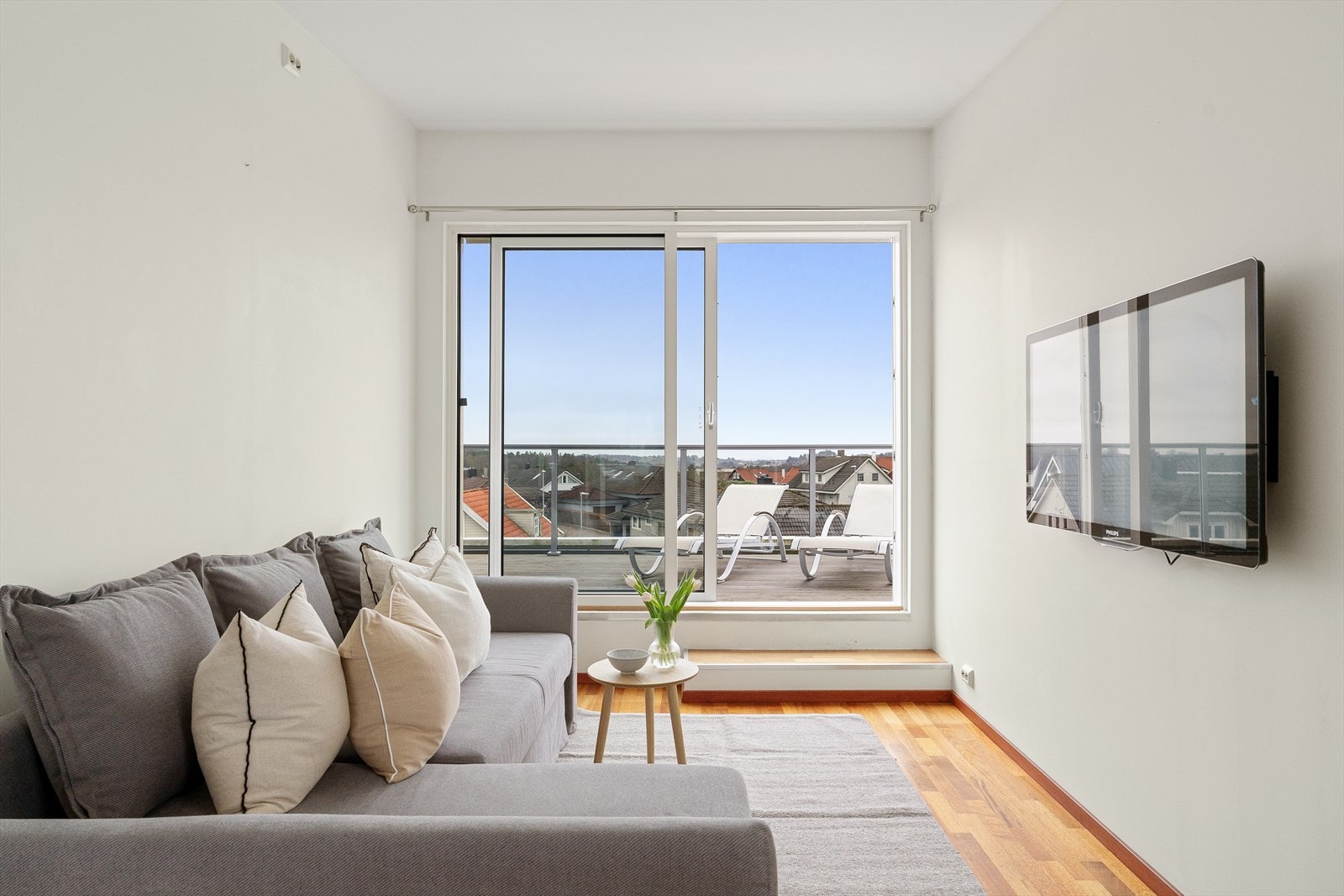 Direkte tilgang til privat takterrasse Galleribilde