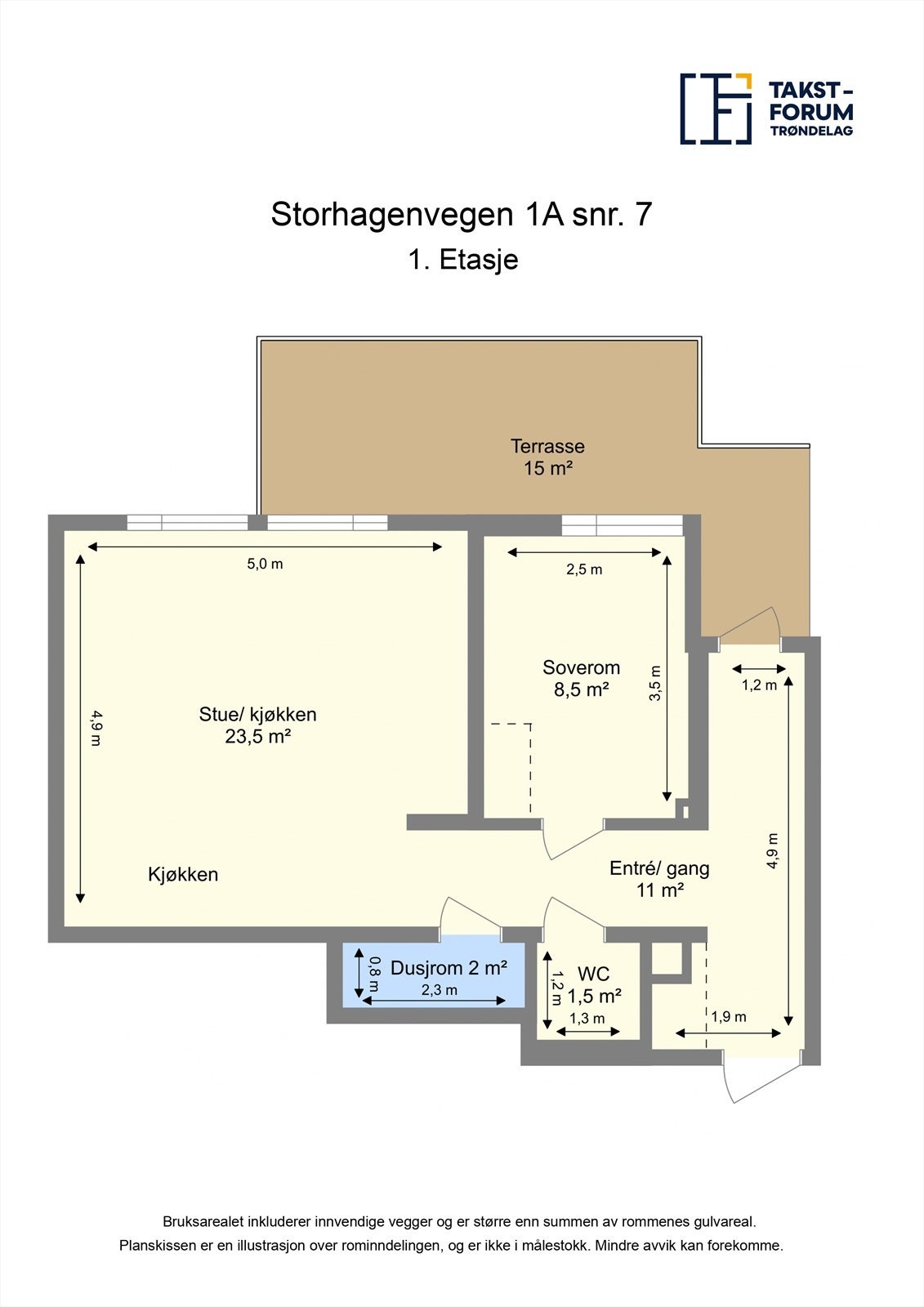 Plantegning Galleribilde