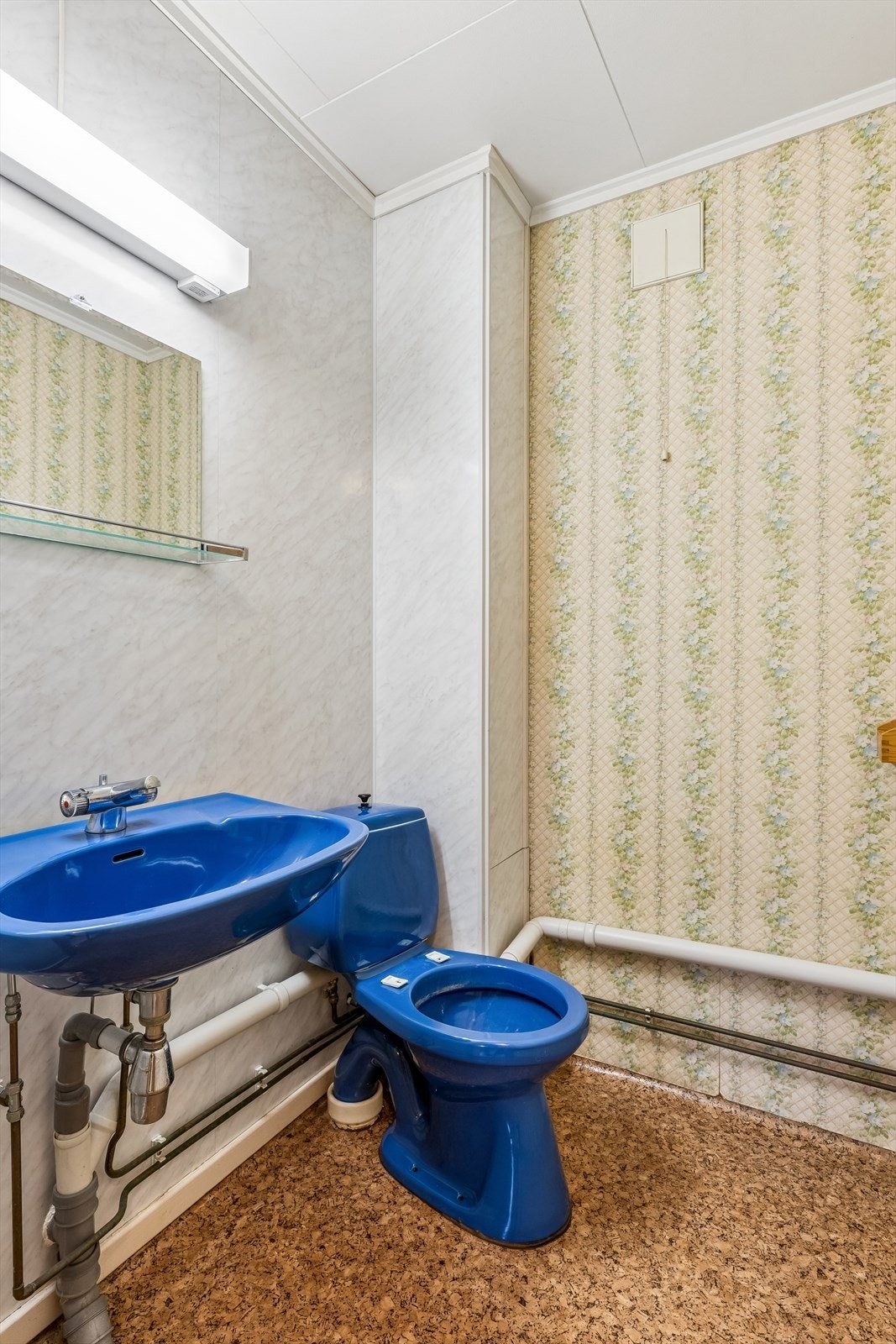 Toalettrom i underetasjen, også dette med varmekabler i gulvet. Galleribilde