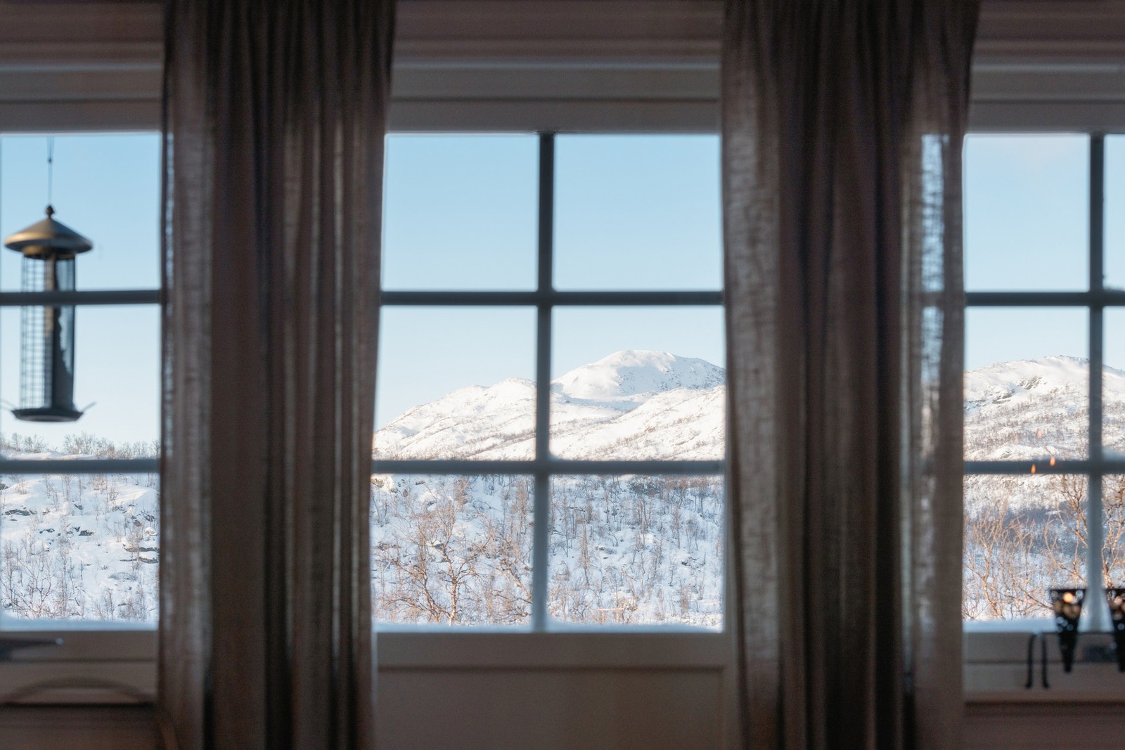 Fantastisk utsikt mot høyfjellsterrenget Galleribilde