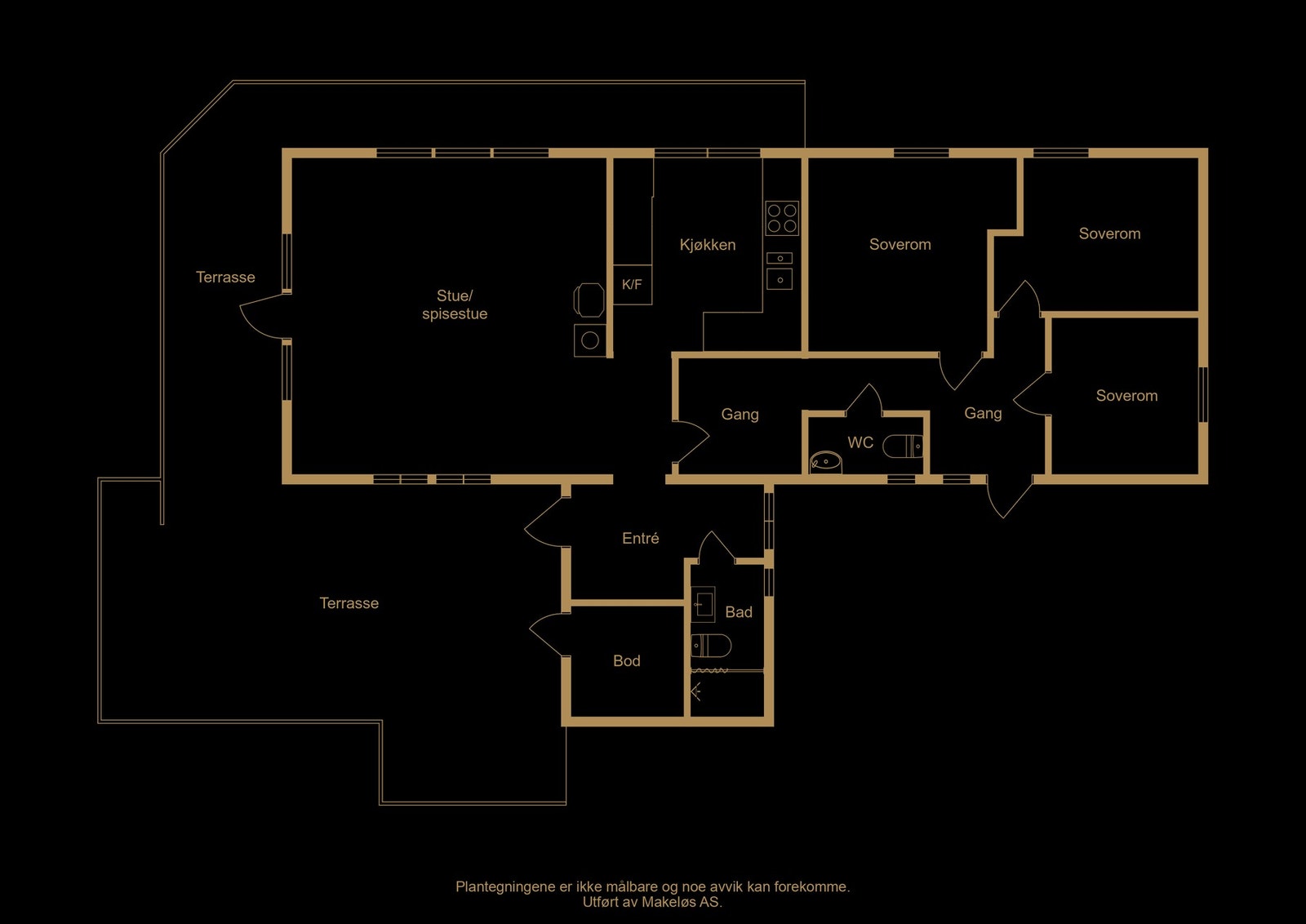 Plantegning - illustrasjon, avvik kan forekomme Galleribilde