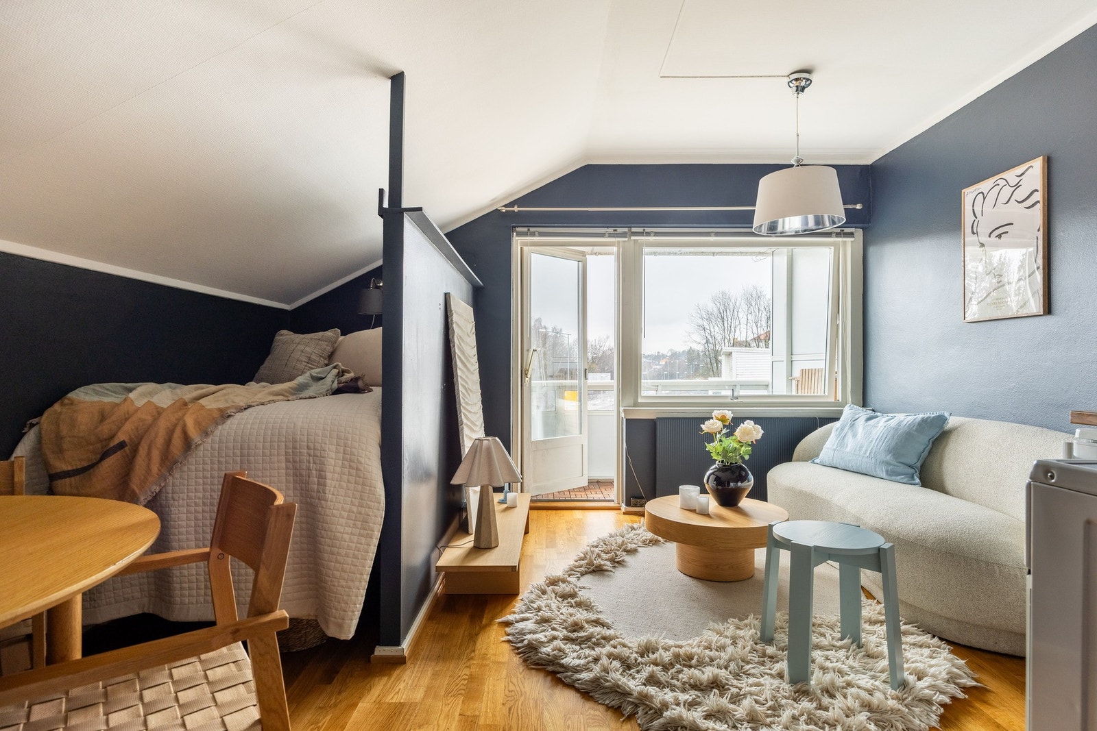 Leiligheten har en arealeffektiv planløsning. Galleribilde