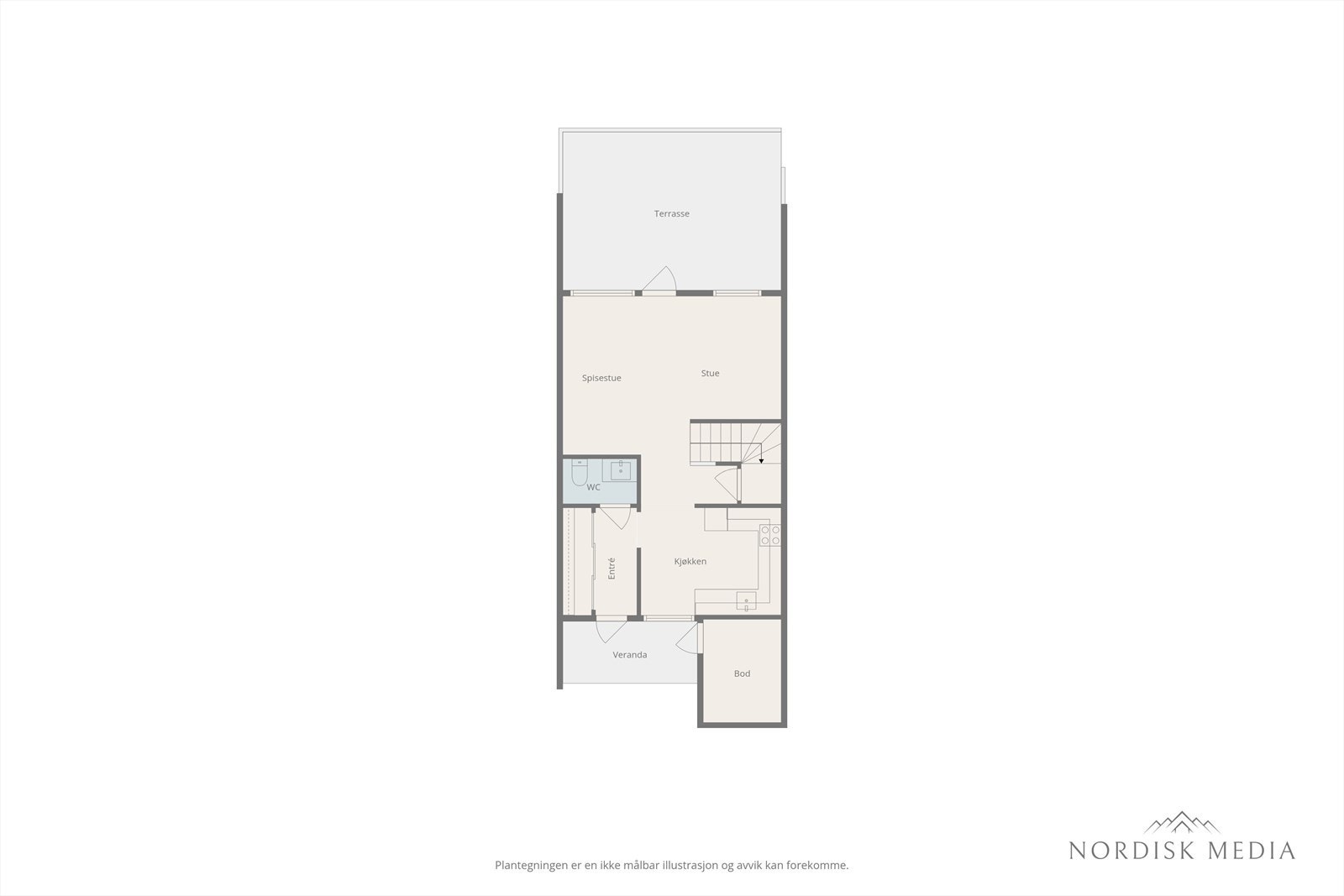 Plantegning 1.etasje. Galleribilde