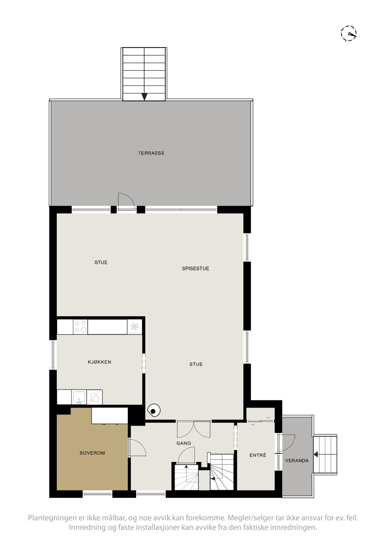 Planløsning 1.etg. Galleribilde