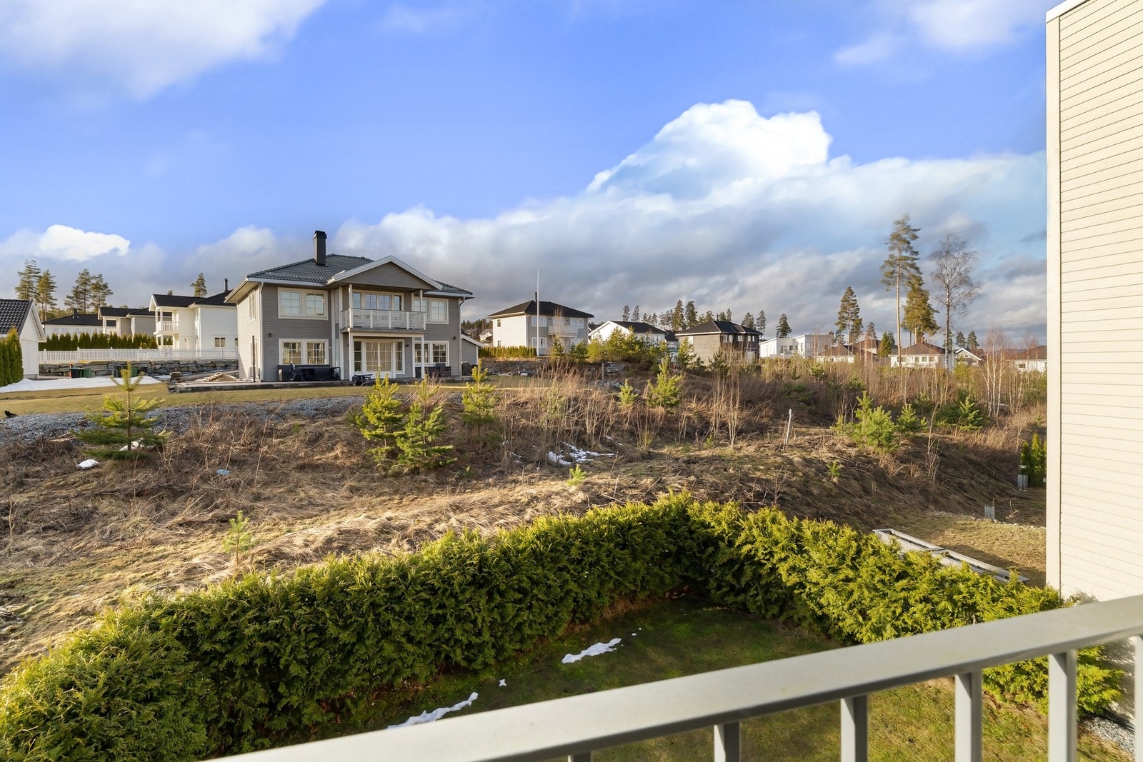 Utsikt fra terrasse. Galleribilde