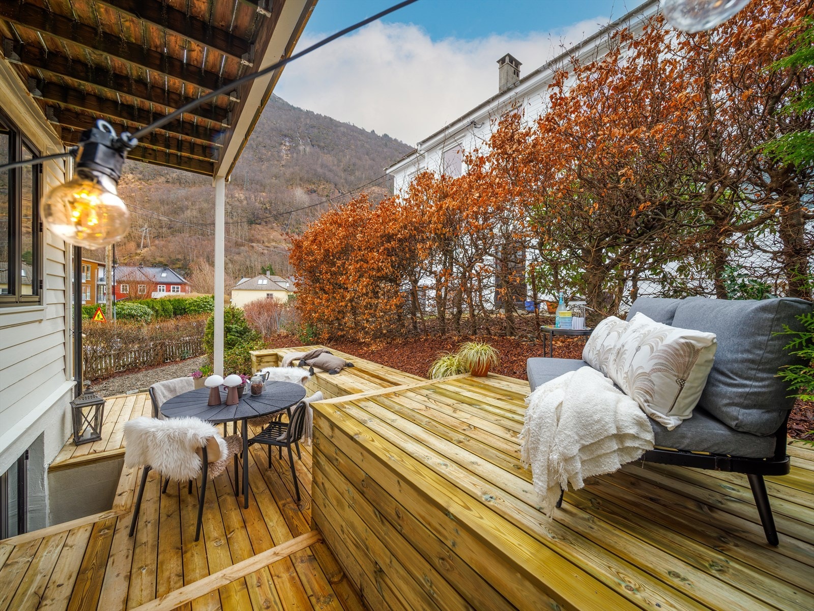 Her kan du sitte usjenert og skjermet i rolige omgivelser Galleribilde