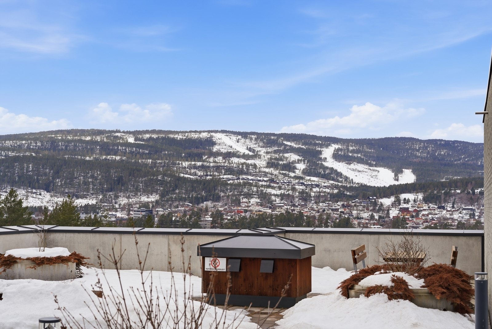 Utsikt fra felleområdet Galleribilde