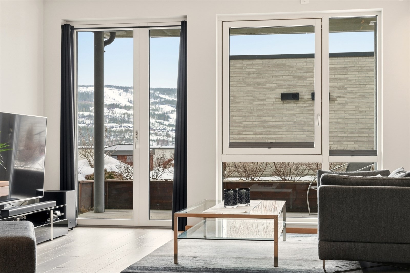 Utsikt mot Kongsberg skisenter Galleribilde