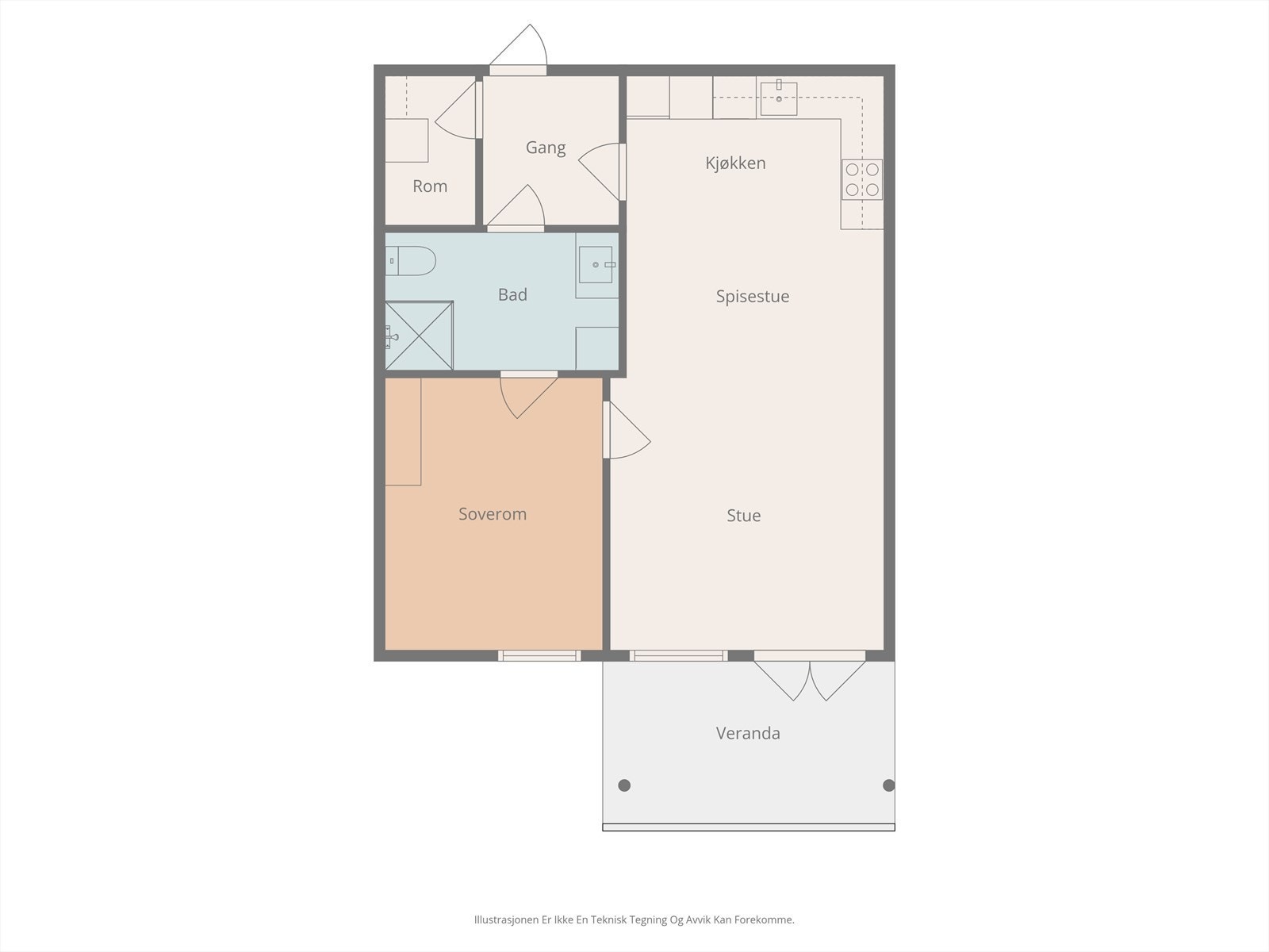 Plantegning Galleribilde