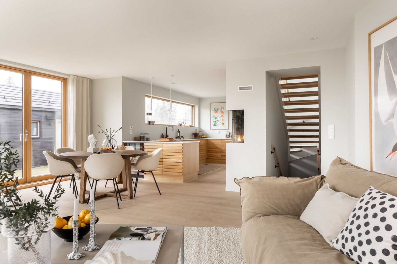 Boligen er tegnet av Ark. Fristed og fremstår unik med flere fine detaljer. Galleribilde