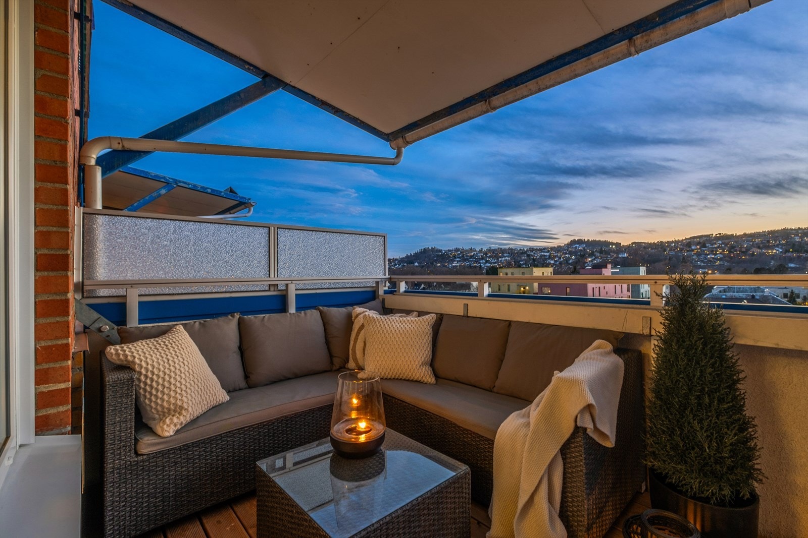 Balkongen er også overbygd. Galleribilde