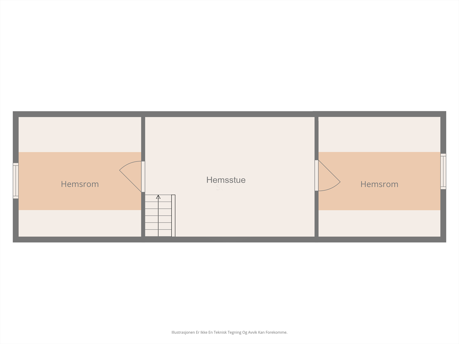 Plantegning hems. Galleribilde