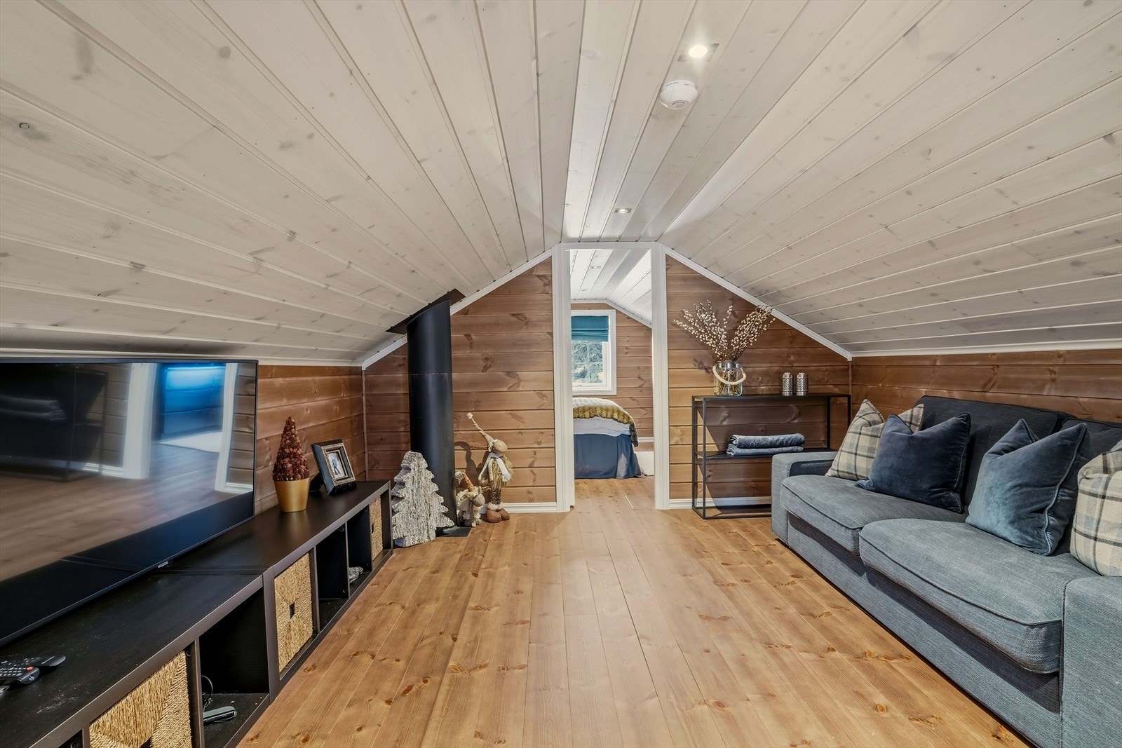 Praktisk stue nr. 2 for ungdom og barn. Eller kanskje en fotballkamp! Galleribilde