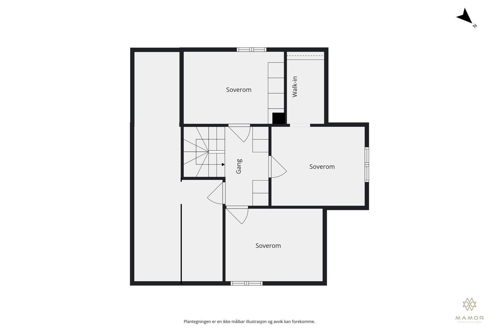 Plantegning - 2. etasje Galleribilde