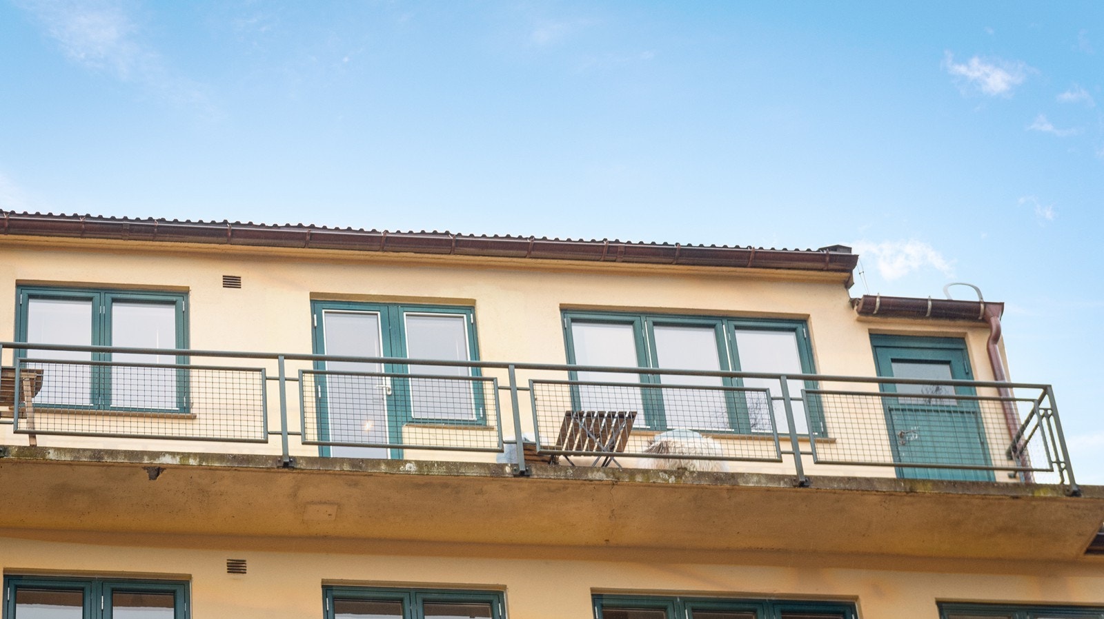 Fasade. Her får du en toppleilighet sentral på Majorstuen Galleribilde