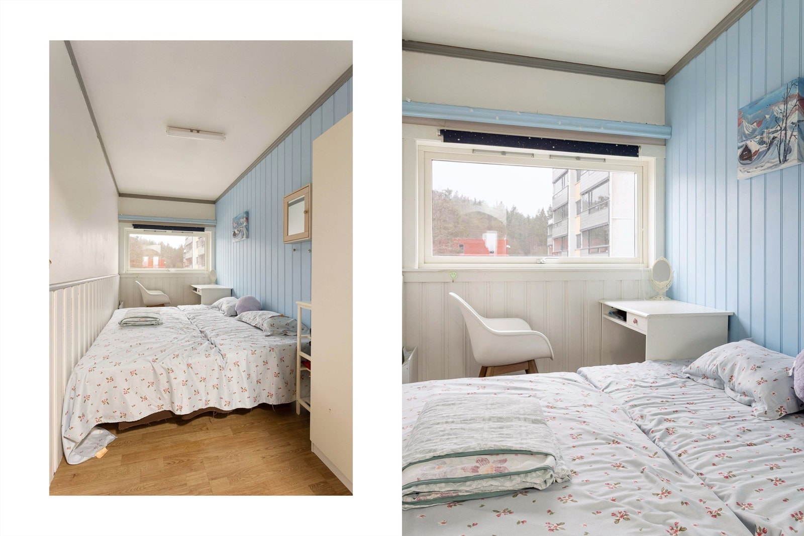 Det tredje soverommet har også en fin størrelse, med plass til seng og garderobe. Galleribilde