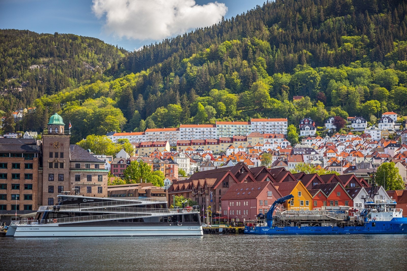 Bryggen i Bergen ligger kun en spasertur unna. Galleribilde