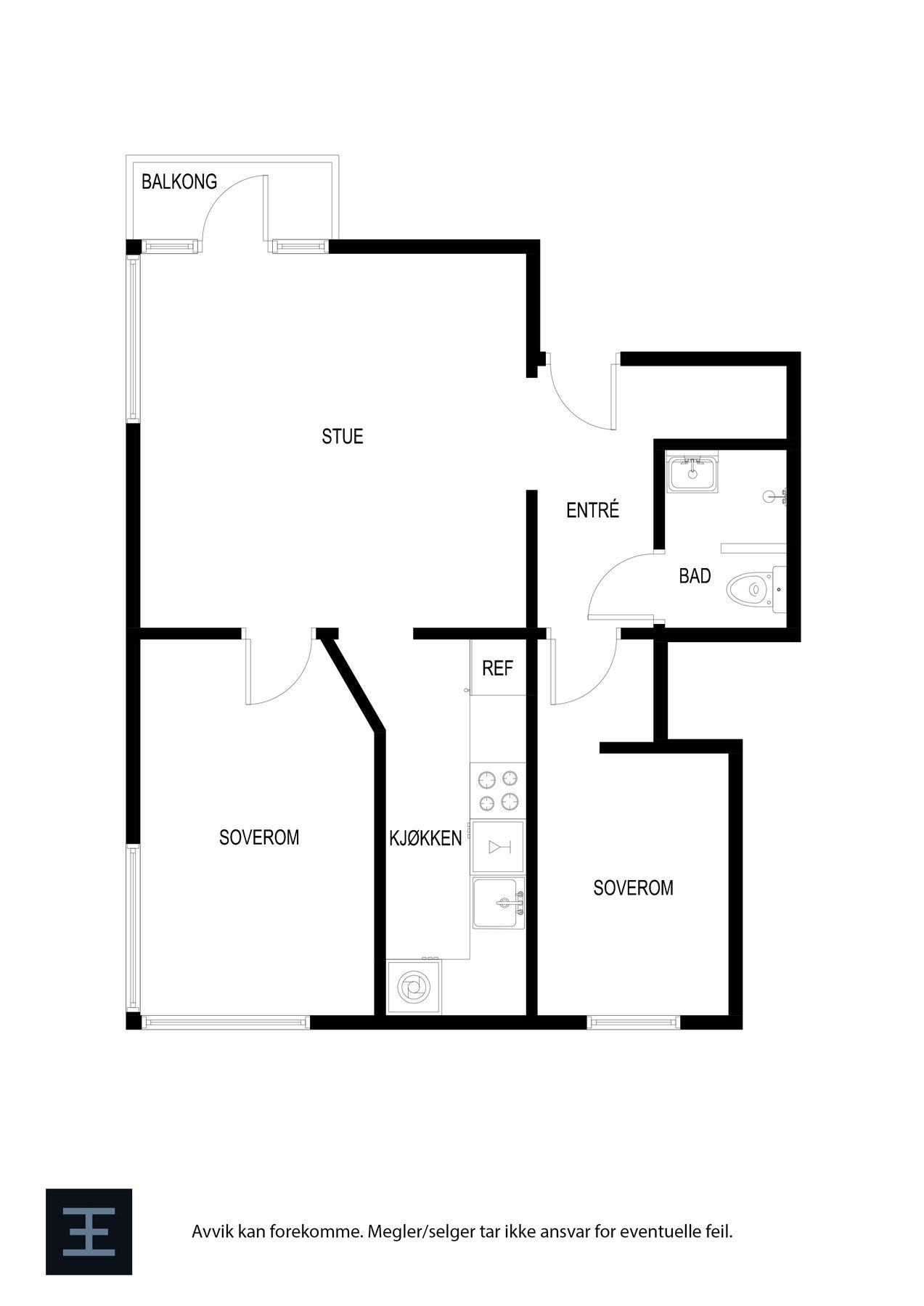 Plantegning - 2. etasje. Galleribilde