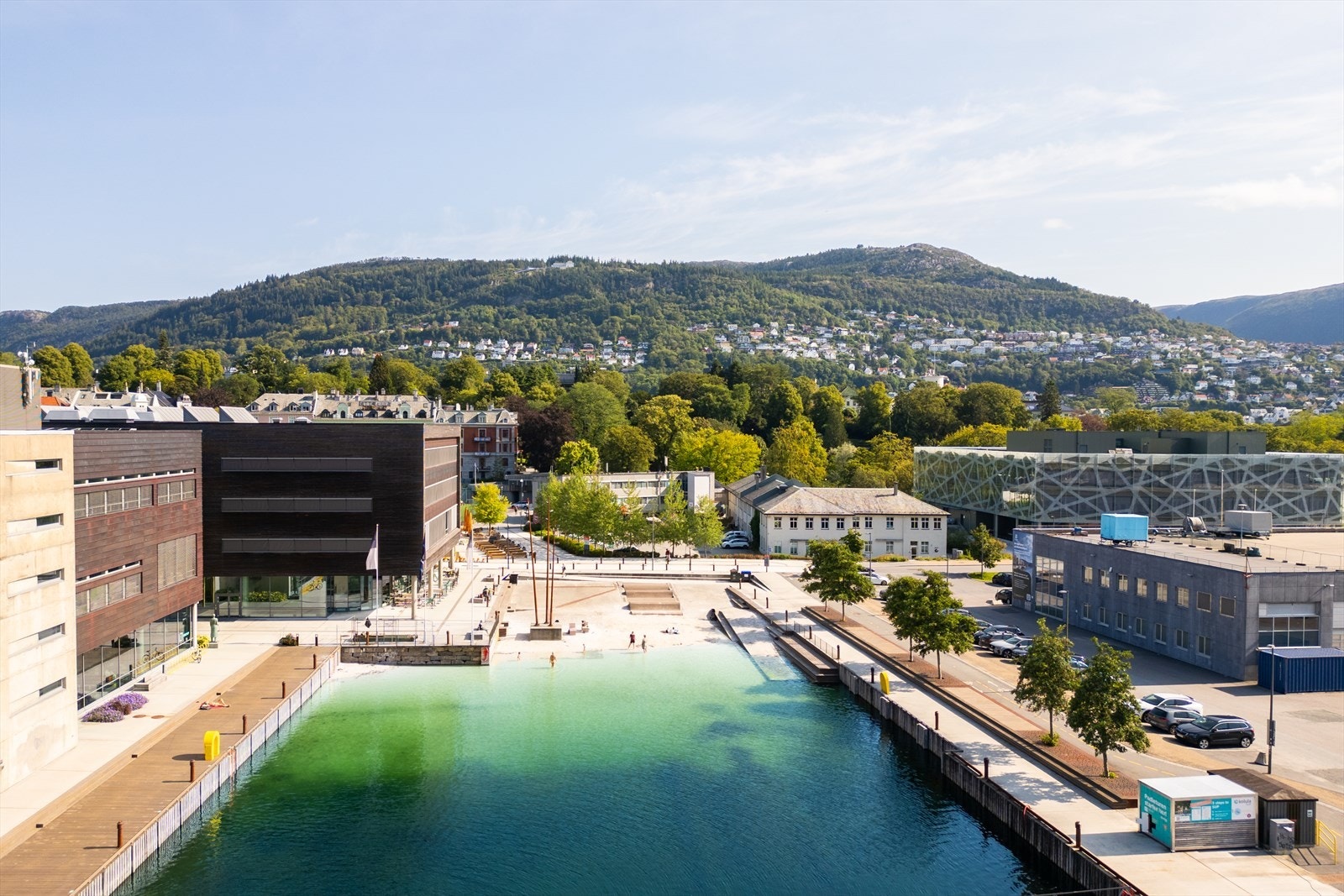 Her kan du nyte finværet i Bergen. Galleribilde