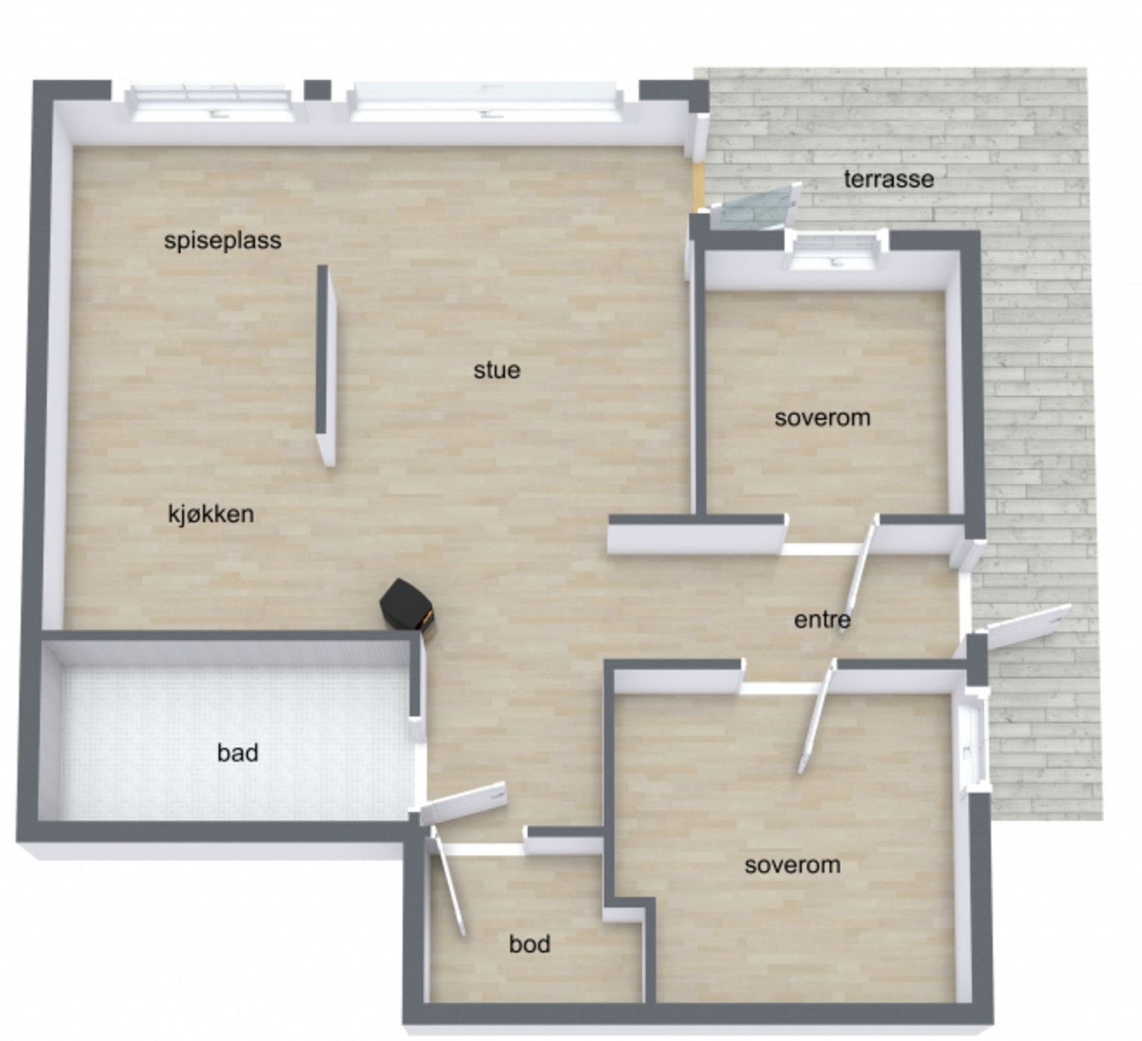 Plantegning av eiendommen. Galleribilde